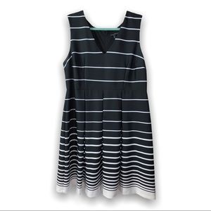 Lane Bryant Black and White Striped dress - 18W